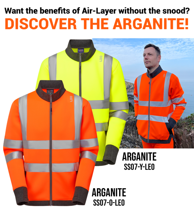 SS07 Arganite hi-vis zipped sweatshirt jacket